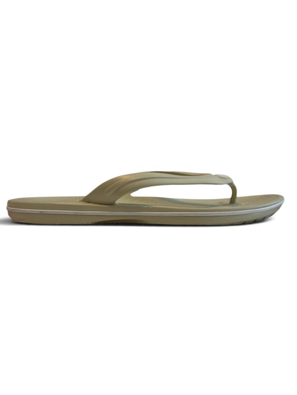 Crocs Crocband Flip Unisex Sandals Cream White M9/W11 New